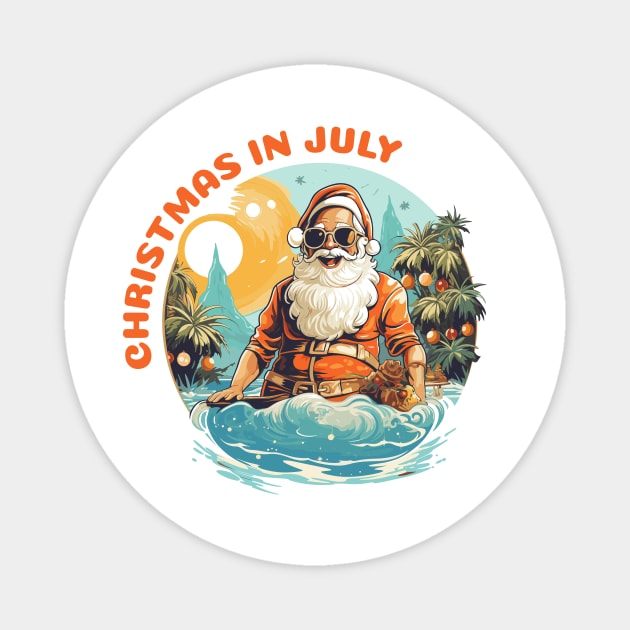 Christmas in july Magnet by adigitaldreamer